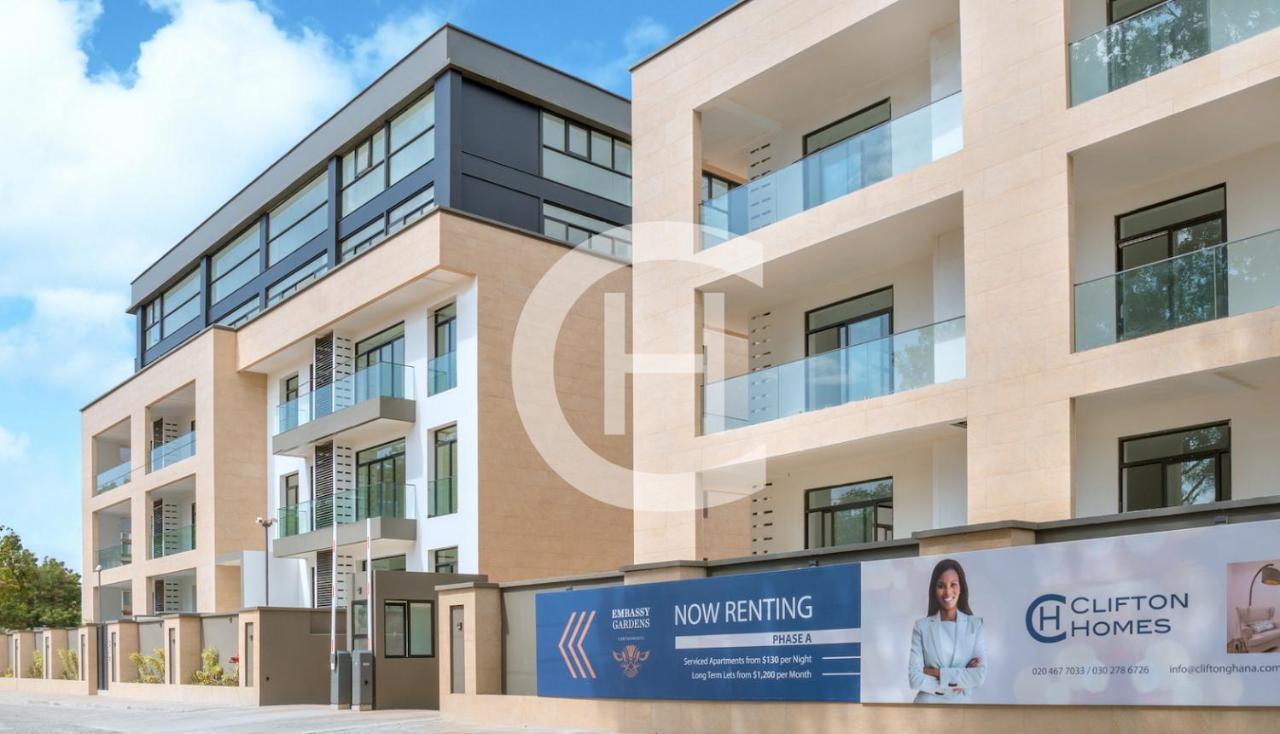 Embassy Gardens By Clifton Homes Accra Eksteriør bilde